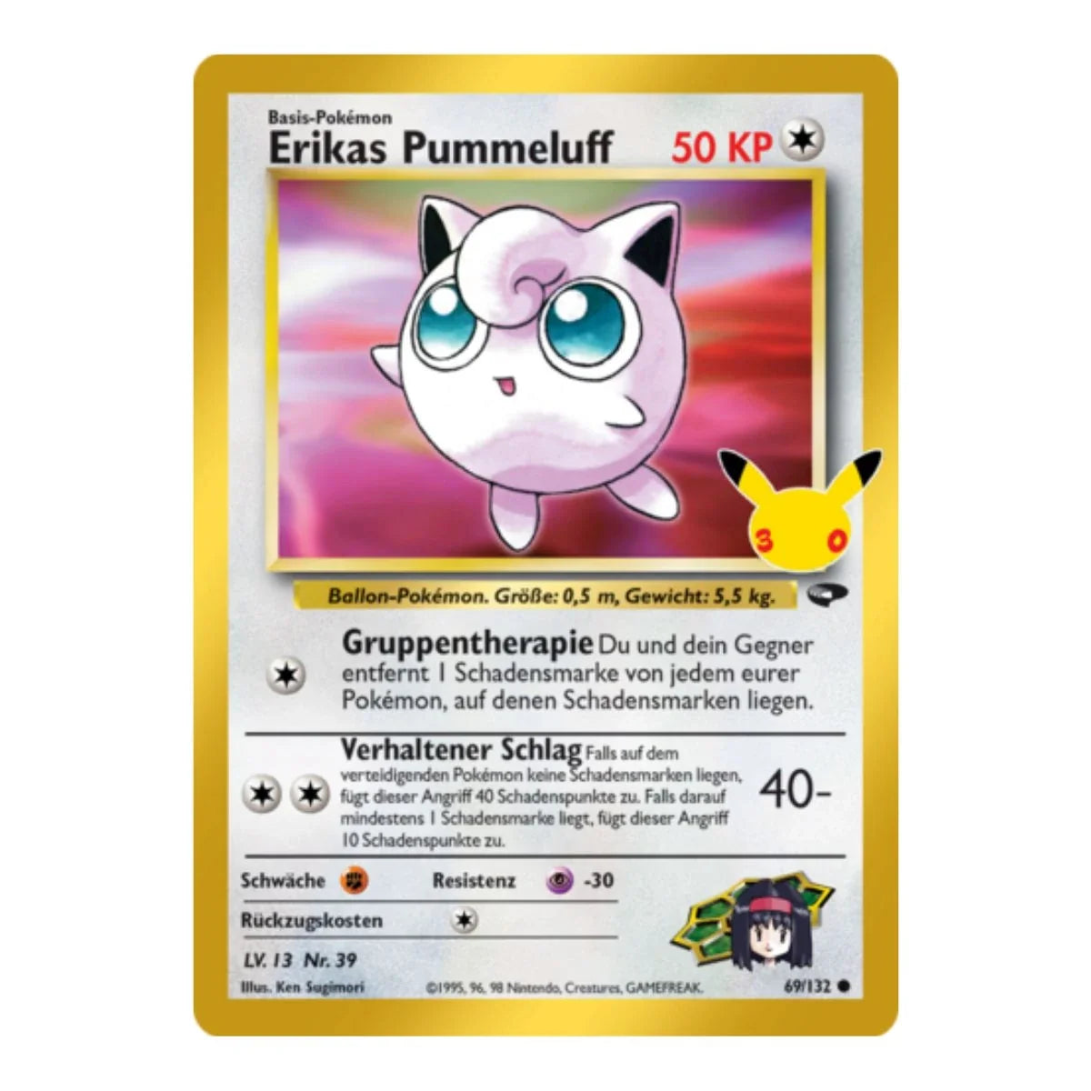 Erikas Pummeluff HR 69/132 Pokemon 30 Jahre