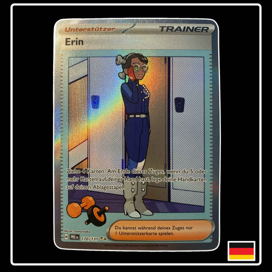 Erin Special Illustration Rare Pokémon Karte – Prismatische Entwicklungen, Deutsch, holografisch, selten