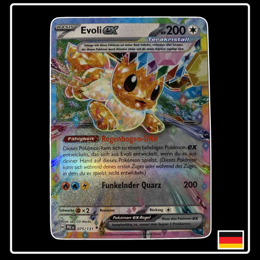 Evoli ex 075/131 Pokemon Prismatische Entwicklungen