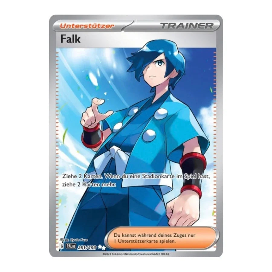 Falk Trainer Full Art Deutsch 251/193 Entwicklungen in Paldea