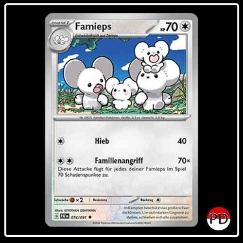 Famieps 074/091 Pokemon Paldeas Schicksale