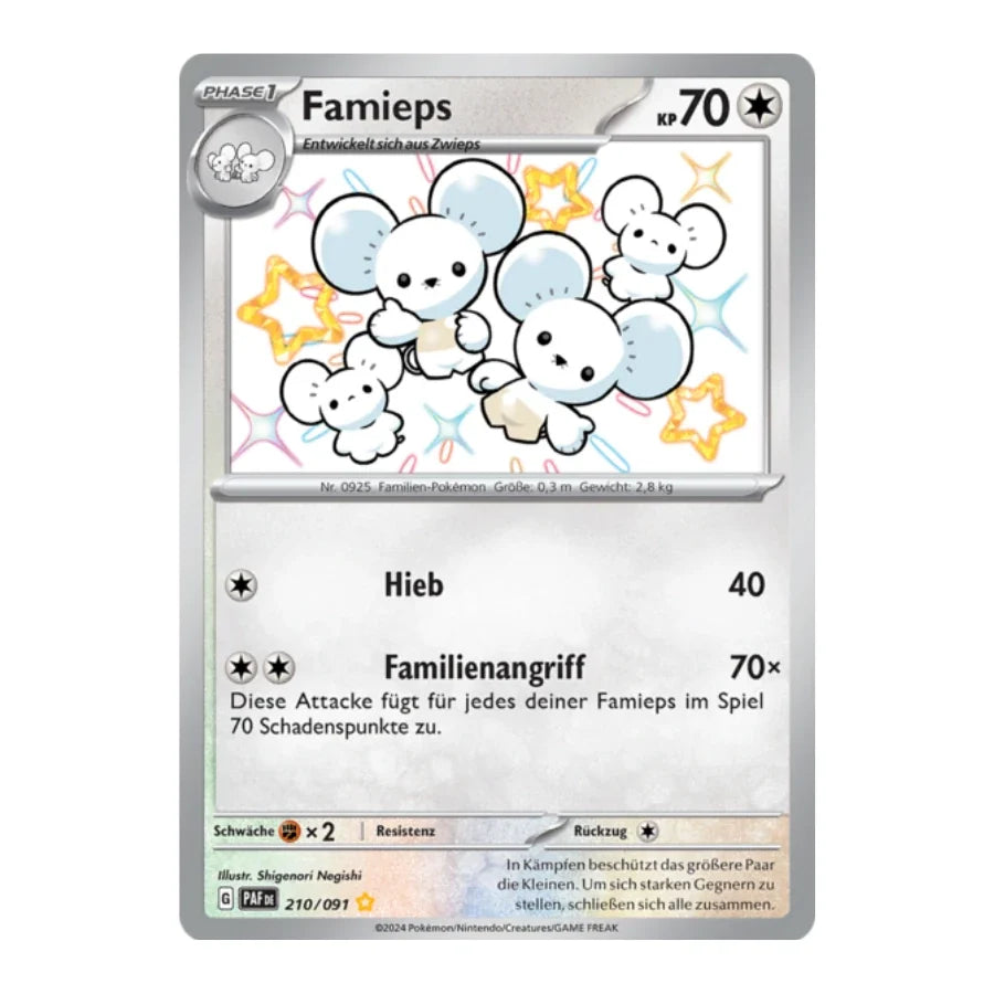 Famieps Shiny 210/091 Paldeas Schicksale
