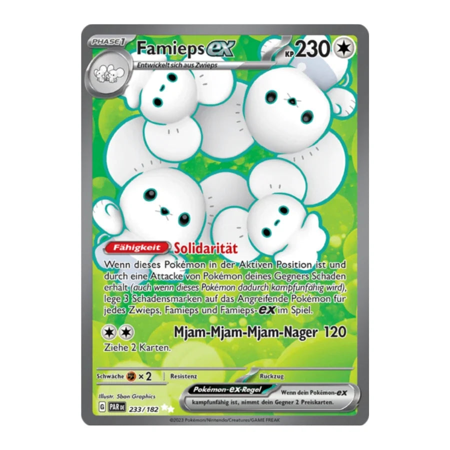 Famieps ex Full Art Deutsch 233/182 Paradox Rift