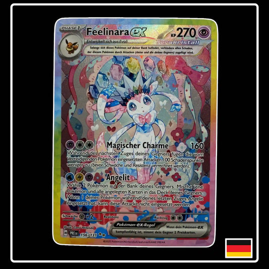 Feelinara ex Special Illustration Rare 156/131 Pokemon Ewige Rivalen