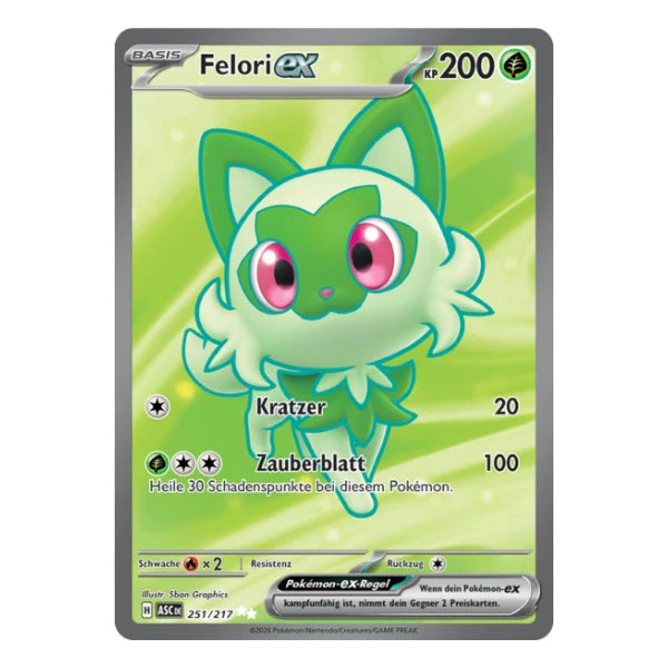 Felori ex FA 251/217 Pokemon Erhabene Helden