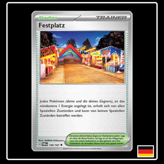 Festplatz Pokemon Karte 149/167 aus dem Set Maskerade im Zwielicht