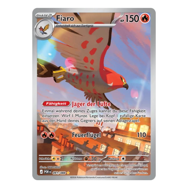 Fiaro IR 091/088 Pokemon Optimale Ordnung