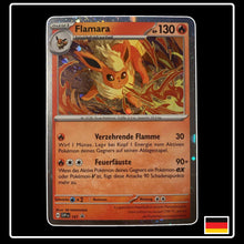 Flamara Pokemon Karte aus Prismatische Entwicklungen