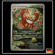 Flampivian Illustration Rare 098/086 Pokemon Schwarze Blitze