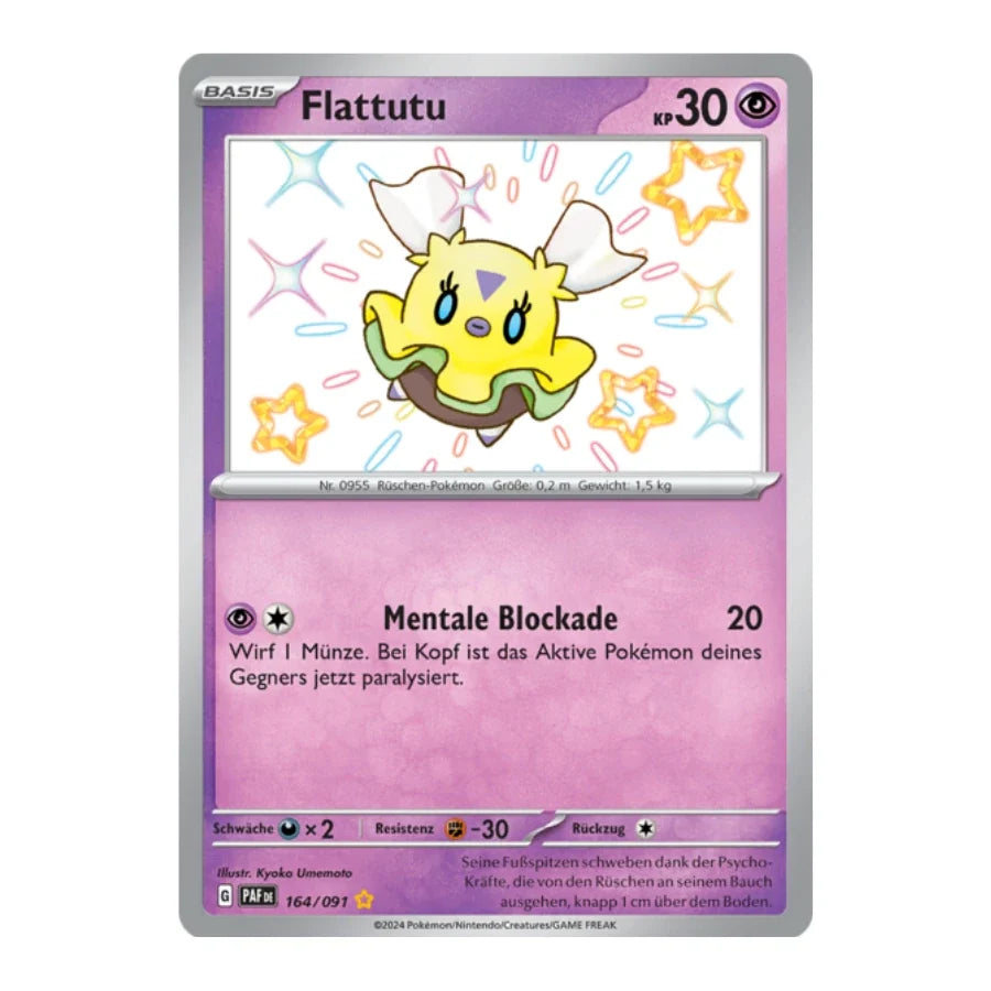 Flattutu Shiny 164/091 Paldeas Schicksale