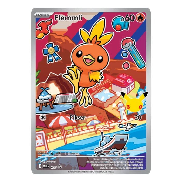 Flemmli IR MEP DE 056 Pokemon Mega-Entwicklung Black Star Promo 