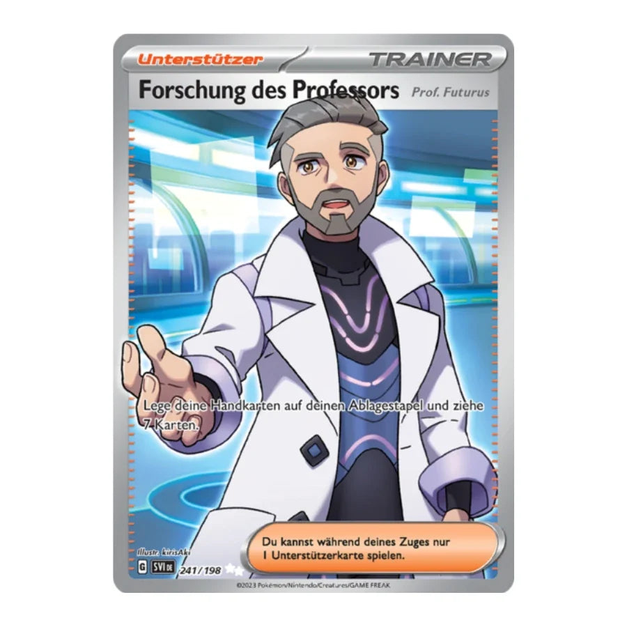 Forschung des Professors Trainer Full Art Deutsch 241/198 Karmesin & Purpur