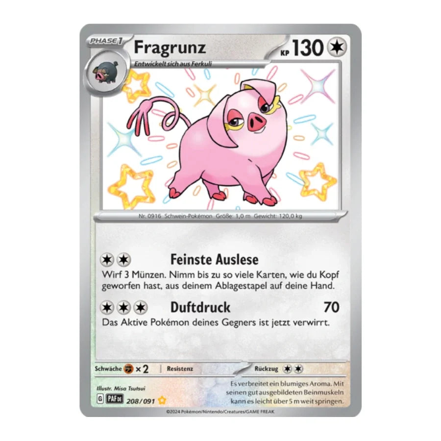Fragrunz Shiny 208/091 Paldeas Schicksale