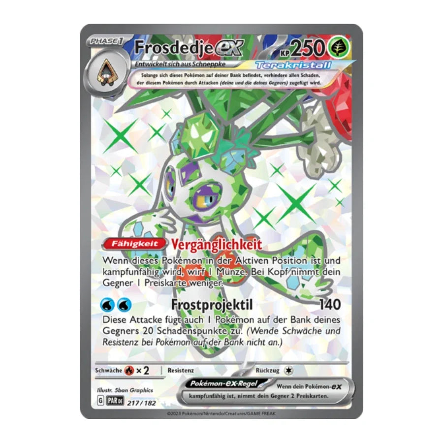 Frosdedje ex Tera Full Art Deutsch 217/182 Paradox Rift