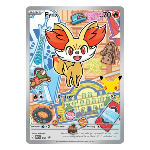 Fynx IR MEP DE 059 Pokemon Mega-Entwicklung Black Star Promo 