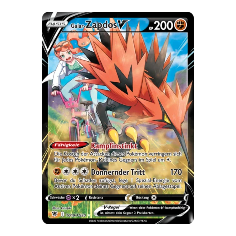 Galar-Zapdos V SIR TG19/TG30 Astralglanz