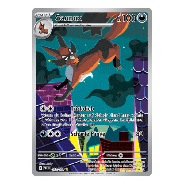 Gaunux IR 092/084 Pokemon Dunkelnacht 
