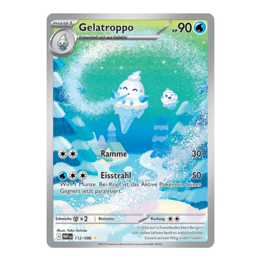 Gelatroppo IR 112/086 Weisse Flammen