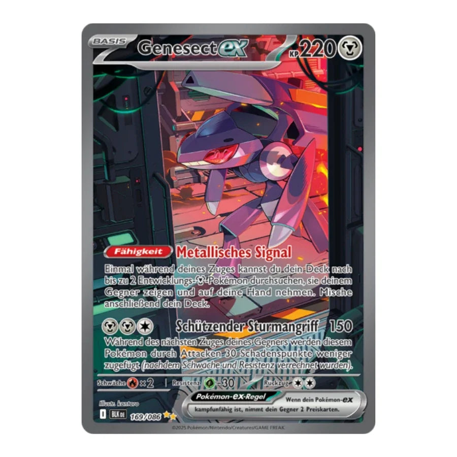 Genesect ex SIR 169/086 Schwarze Blitze