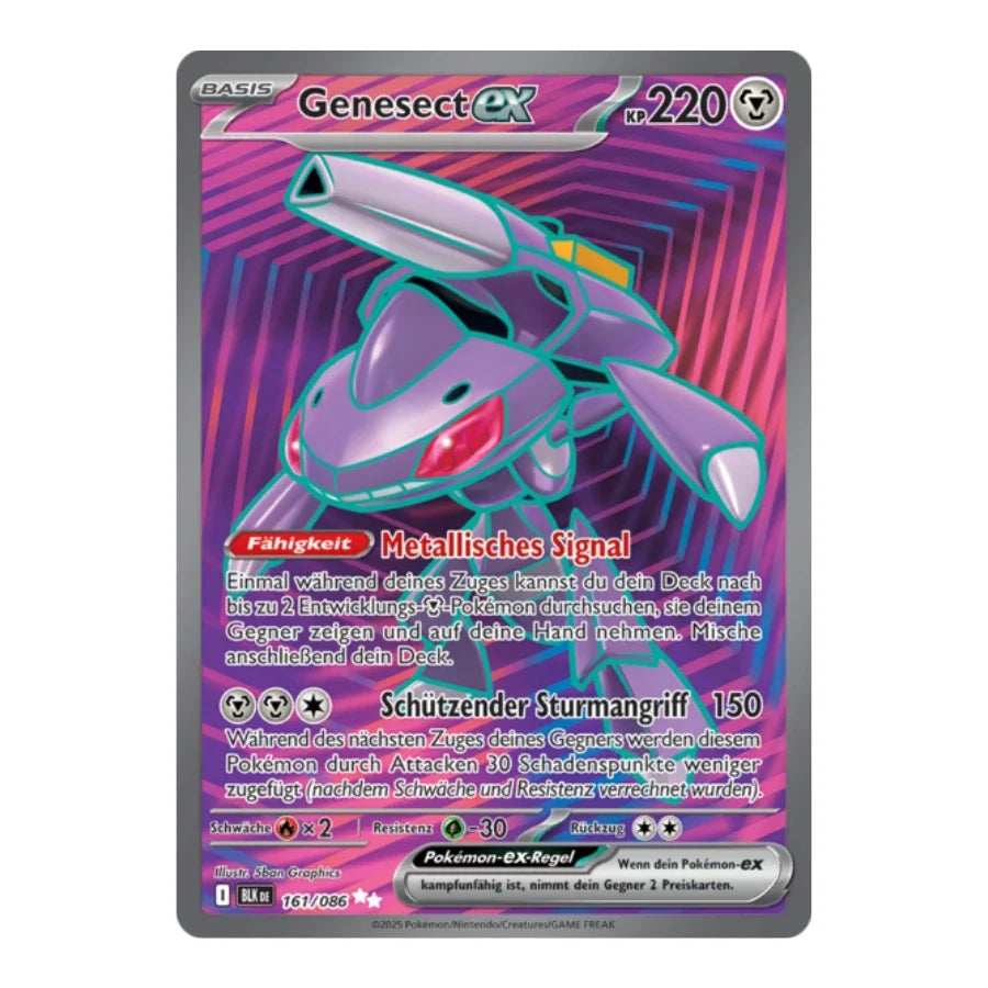 Genesect ex UR 161/086 Schwarze Blitze