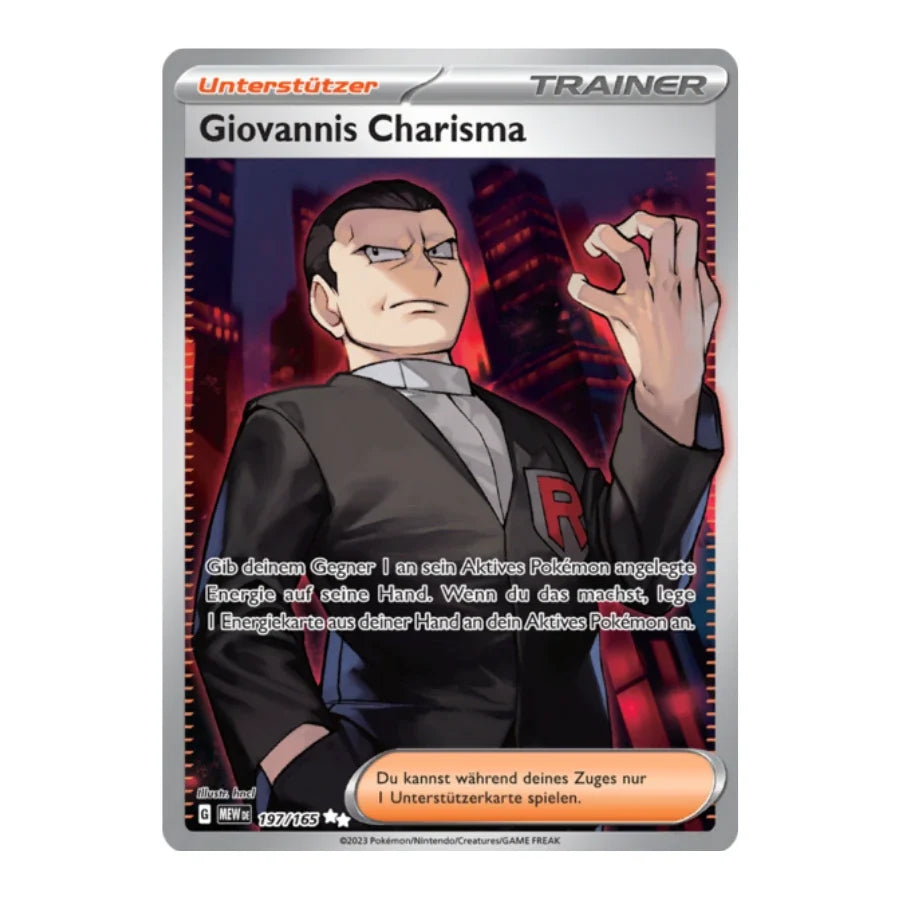 Giovannis Charisma Full Art Deutsch 197/165 Karmesin & Purpur 151