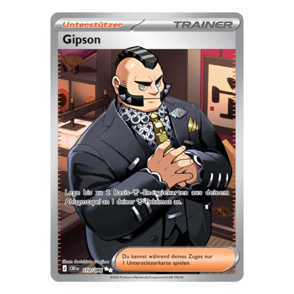 Gipson FA 110/086 Pokemon Wachsendes Chaos