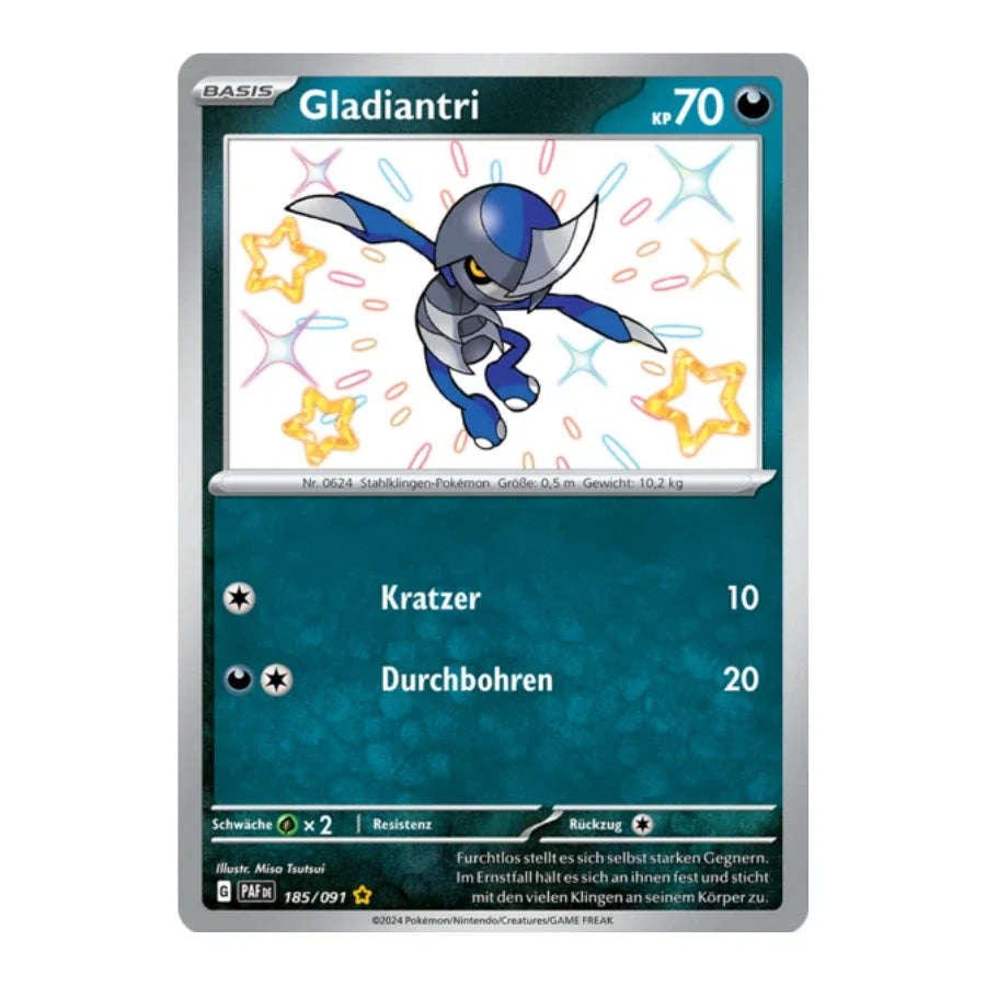 Gladiantri Shiny 185/091 Paldeas Schicksale
