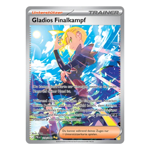 Gladios Finalkampf SIR 118/084 Pokemon Dunkelnacht 