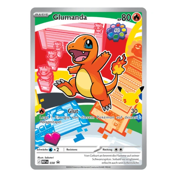 Glumanda IR MEP DE 038 Mega Entwicklung Black Star Promo