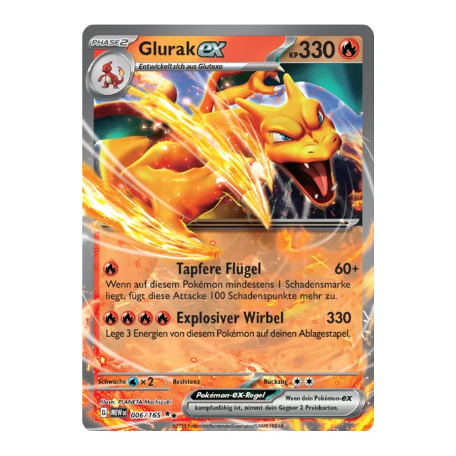 Glurak ex Deutsch 006/165 Karmesin & Purpur 151