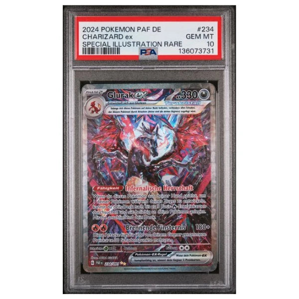 Glurak-ex-SIR-234-093-Pokemon-Paldeas-Schicksale-PSA10