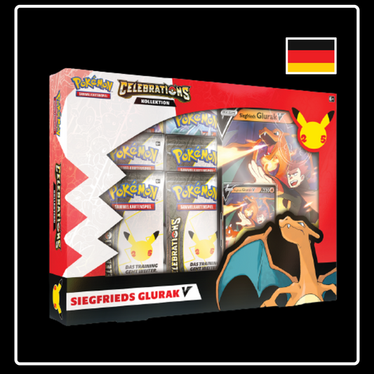 Schwert & Schild Celebrations Kollektion Siegfrieds Glurak (DE)