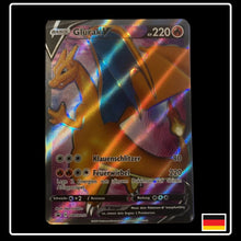 Glurak V Full Art Deutsch SWSH050 Black Star Promo