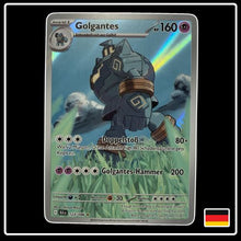 Golgantes Illustration Rare 123/086 Pokemon Schwarze Blitze