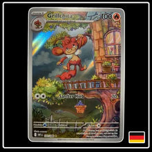 Grillchita Illustration Rare 100/086 Pokemon Weisse Flammen