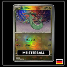 Grolldra Meisterball Pokémon Karte – Prismatische Entwicklungen, Deutsch, holografisch, selten
