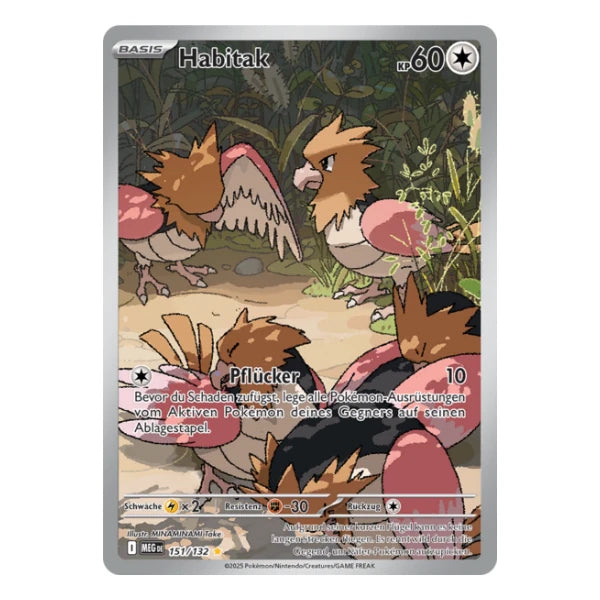 Habitak IR 151/132 Pokemon Mega Entwicklung