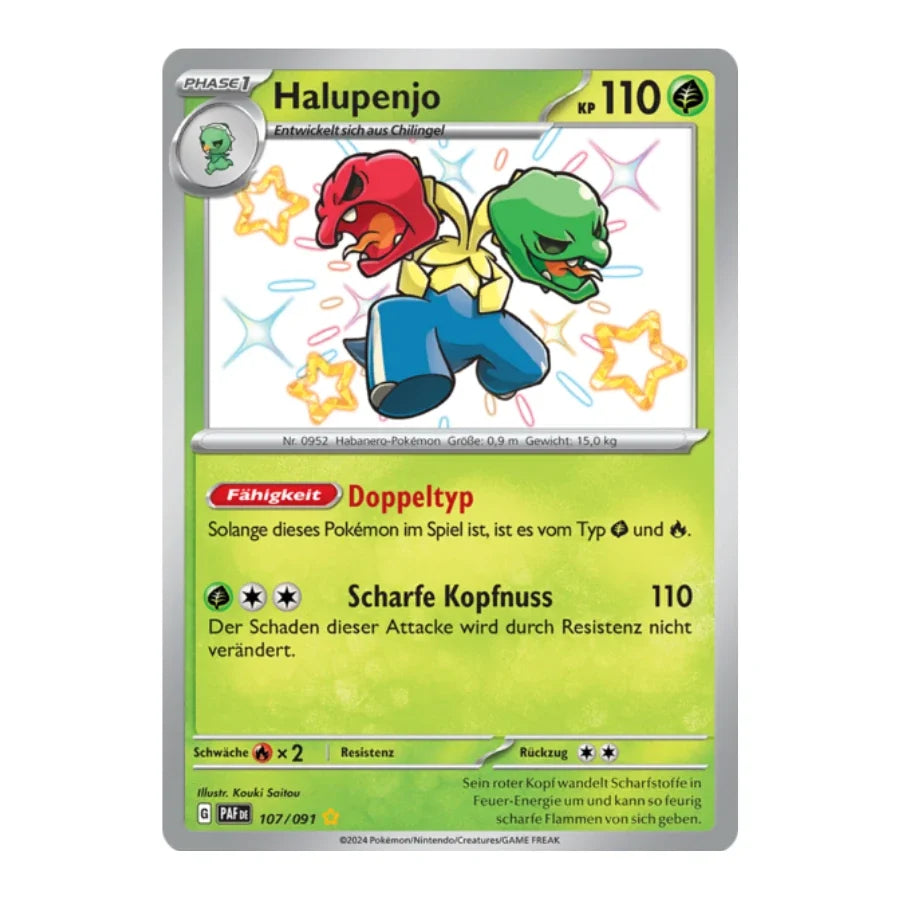 Halupenjo Shiny 107/091 Paldeas Schicksale