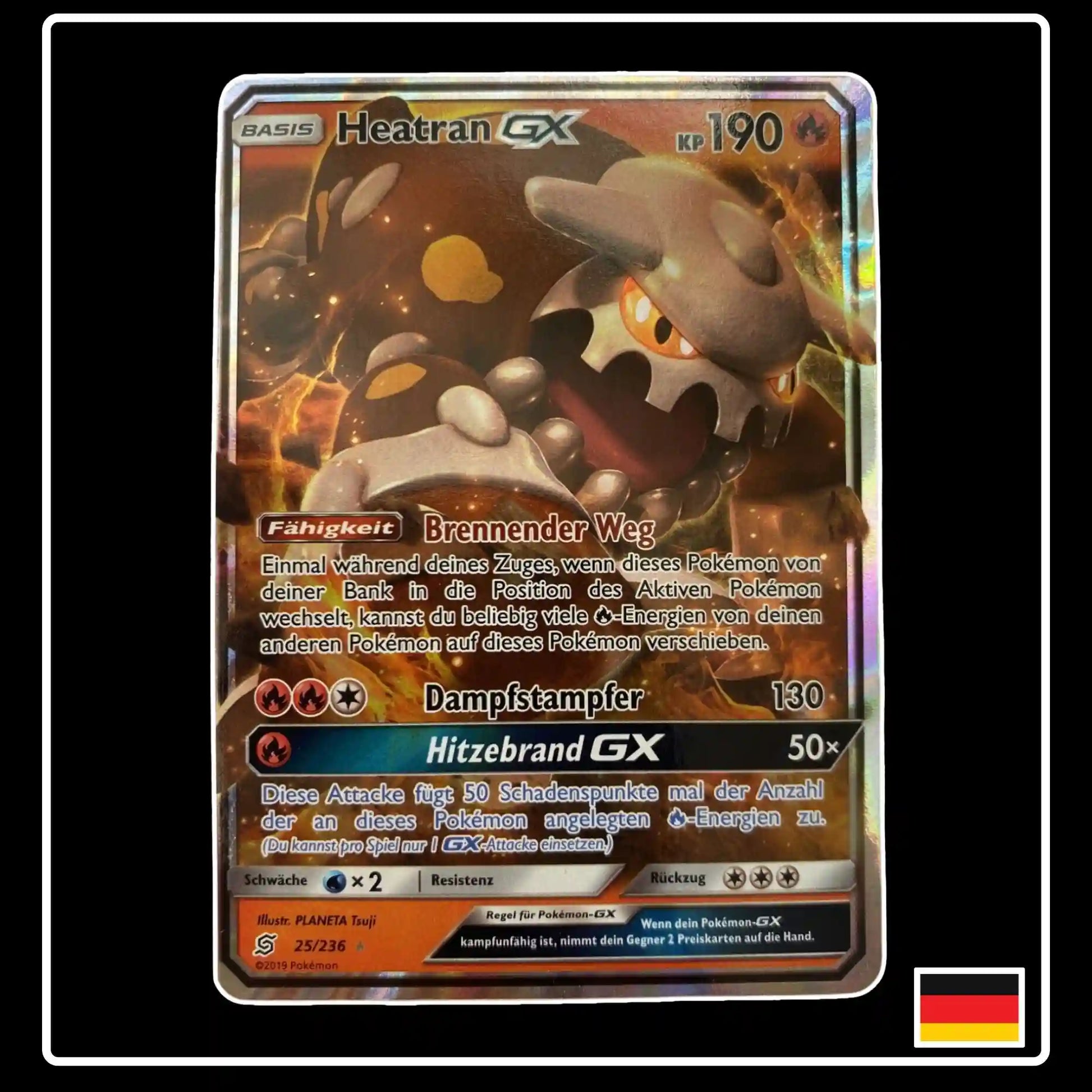 Heatran GX 25/236 Pokemon Bund der Gleichgesinnten