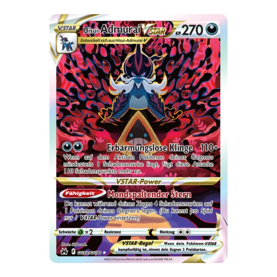 Hisui-Admurai VSTAR SIR GG52/GG70 Zenit der Könige