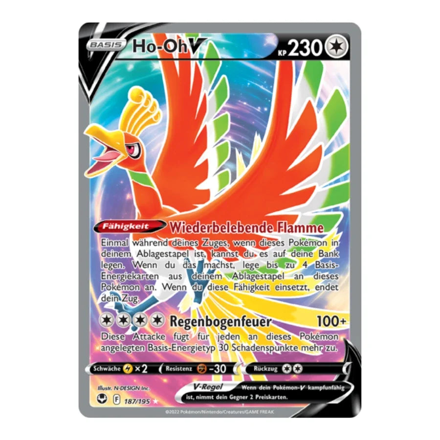 Ho-Oh V UR 187/195 Silberne Sturmwinde