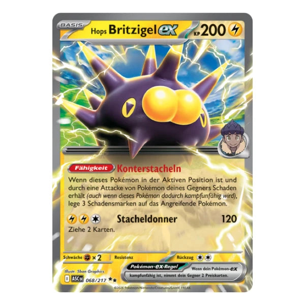 Hops Britzigel ex 068/217 Pokemon Erhabene Helden