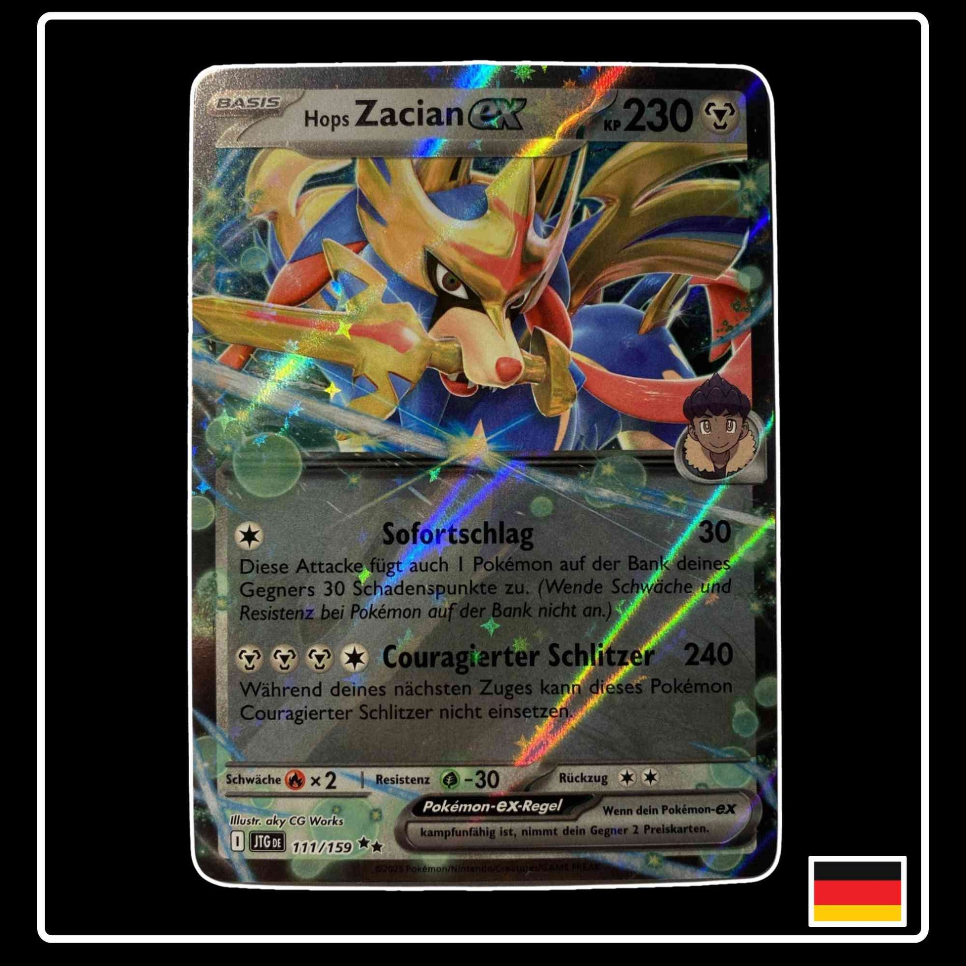 Hops Zacian ex 111/159 Pokemon Reisegefährten