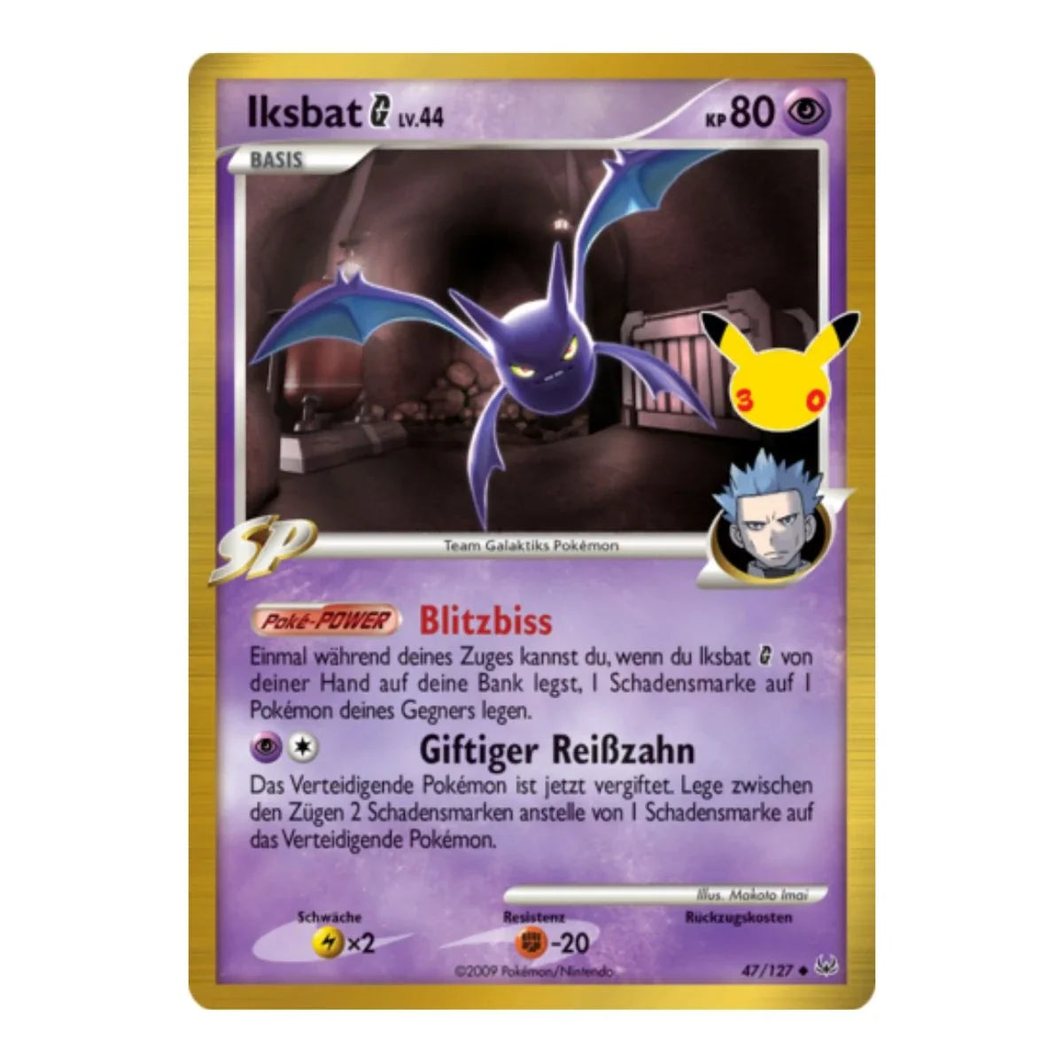 Iksbat G 47/127 Pokemon 30 Jahre