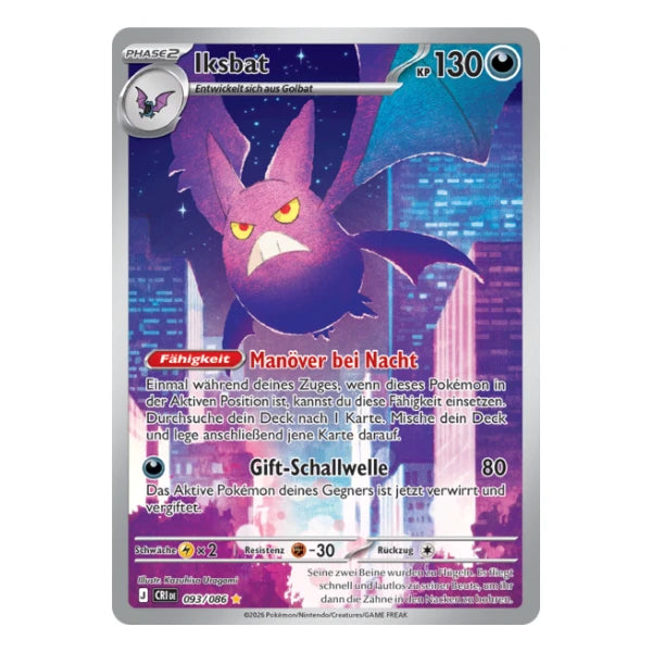 Iksbat IR 093/086 Pokemon Wachsendes Chaos