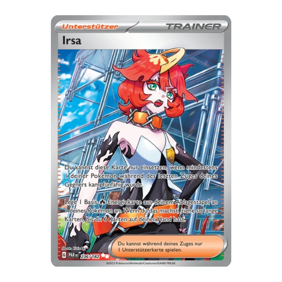 Irsa Trainer Full Art Deutsch 236/182 Paradox Rift