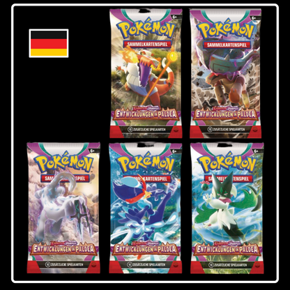 Pokemon Entwicklungen in Paldea Booster Pack (DE)