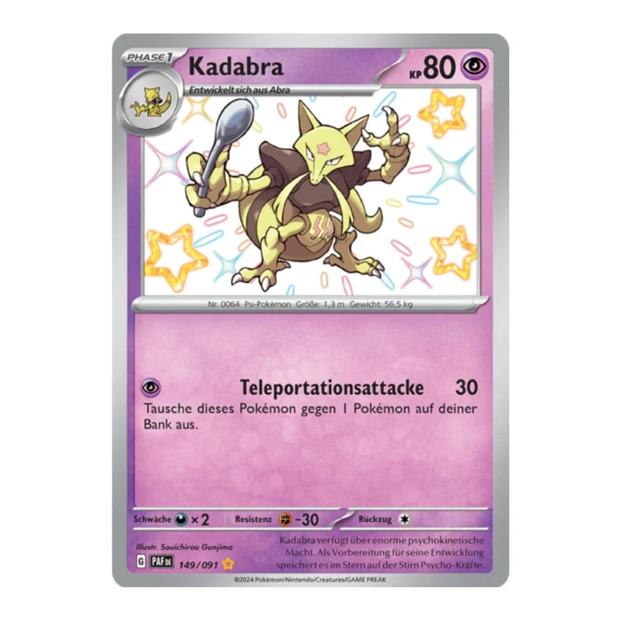Kadabra Shiny 149/091 Paldeas Schicksale