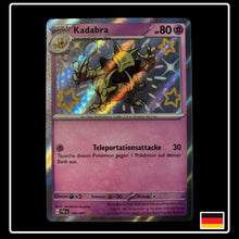 Shiny Kadabra Pokemon Karte aus Paldeas Schicksale in Deutsch