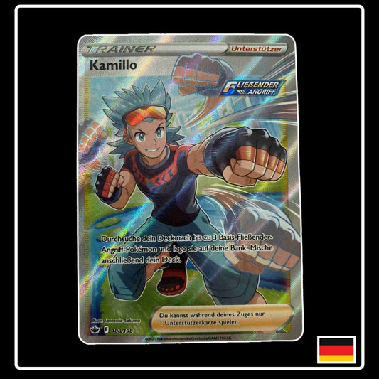 Pokemon Karte Kamillo Full Art 188/198 aus dem Schwert & Schild Set Schaurige Herrschaft